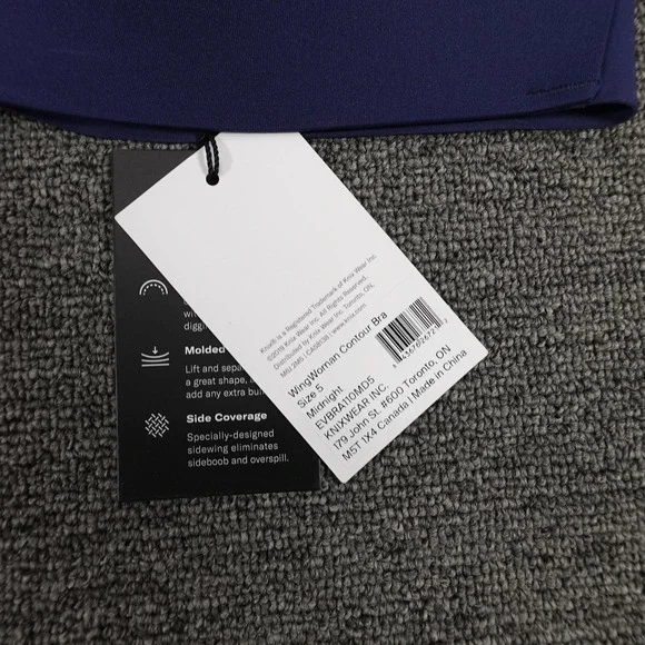 NWT Knix WingWoman Contour Bra - Midnight Navy (Size 5) - Picture 3 of 5